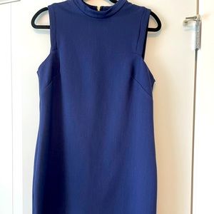 Formal blue dress zip back. Never worn